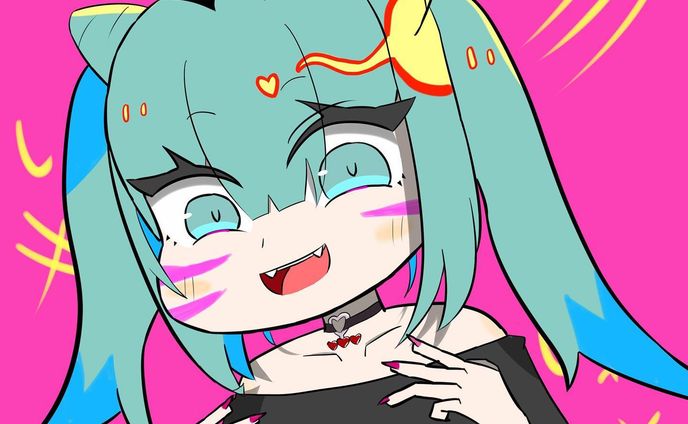 「アニマル」
#初音ミク
#初音ミクイラスト
#artwork 
#illust 
#hatsunemiku 
#vocaloid