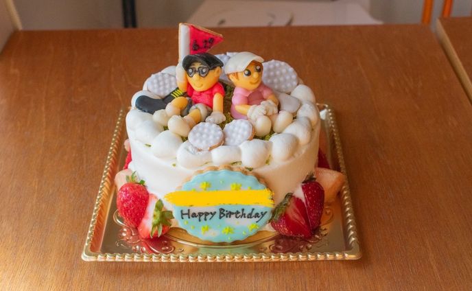 ゴルフ好きなご夫婦へのバースデーケーキ