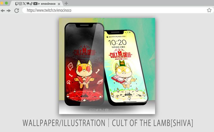 ILLUSTRATION｜[Cult Of The Lamb] Parody 