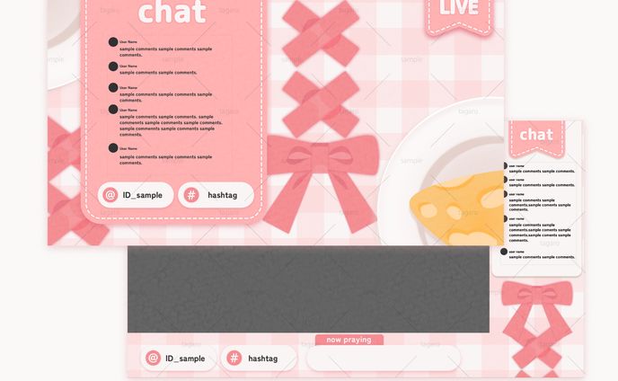 【Skeb】stream design 