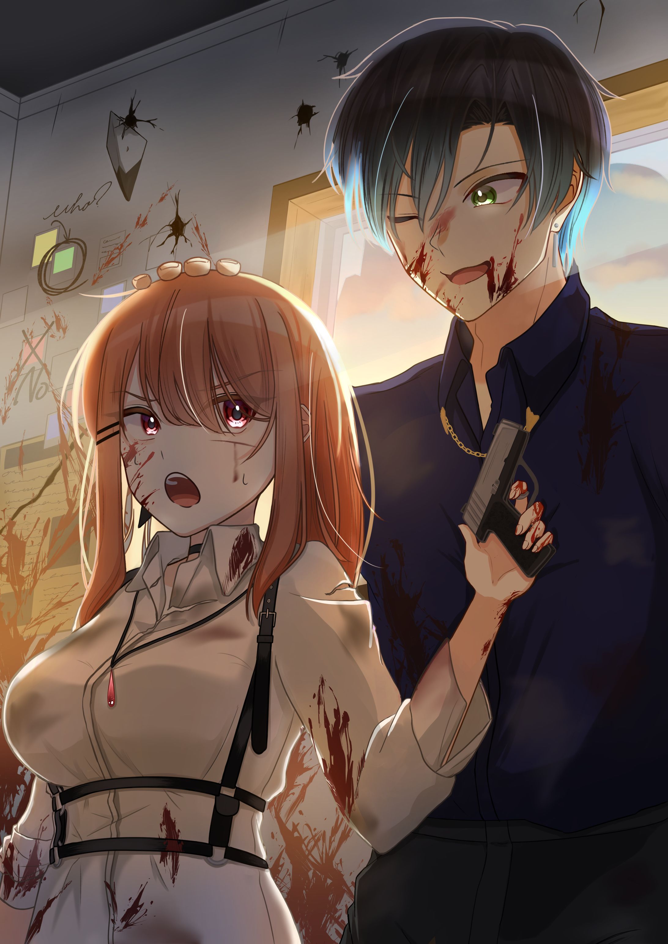 仕事終わり 趣味絵-1