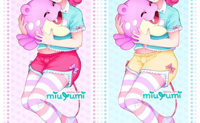 More of my work with/for the lovely @ratbabbey! 💙 This time with a dakimakura design that's just too cute uwu 💖 

Remember that if you want to commission me, you can just DM me or email me at miuyumae@gmail.com 👉👈

#pinkhair #ratears #ratgirl #kemonomimi #spheal #shinyspheal #shinypokemon #digitalcommission #digitalartcommission #waistupcommission #commissionsareopen #commissionsopen #digitalart #digitalartwork #digitaldrawing #digitalillustration #artistoninstagram
