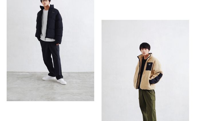 Reebokアパレルライン広告　スタイリング