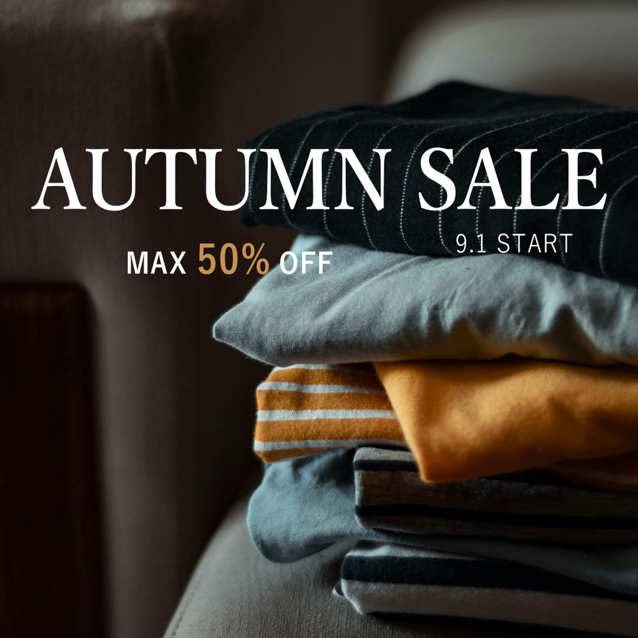 アパレルブランド 秋セールバナー-1