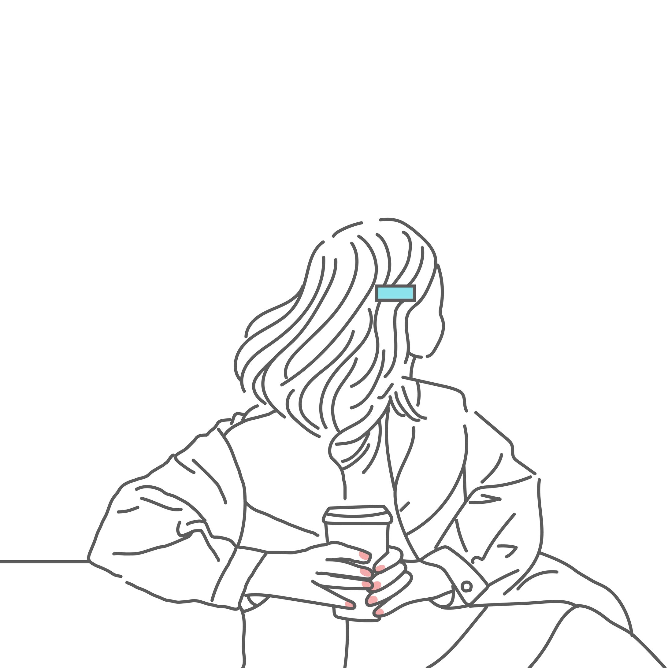 イラスト　女性-1