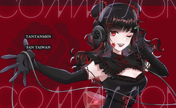 【たんたんめん様】麺厨歌枠リレー／キービジュアル用イラスト