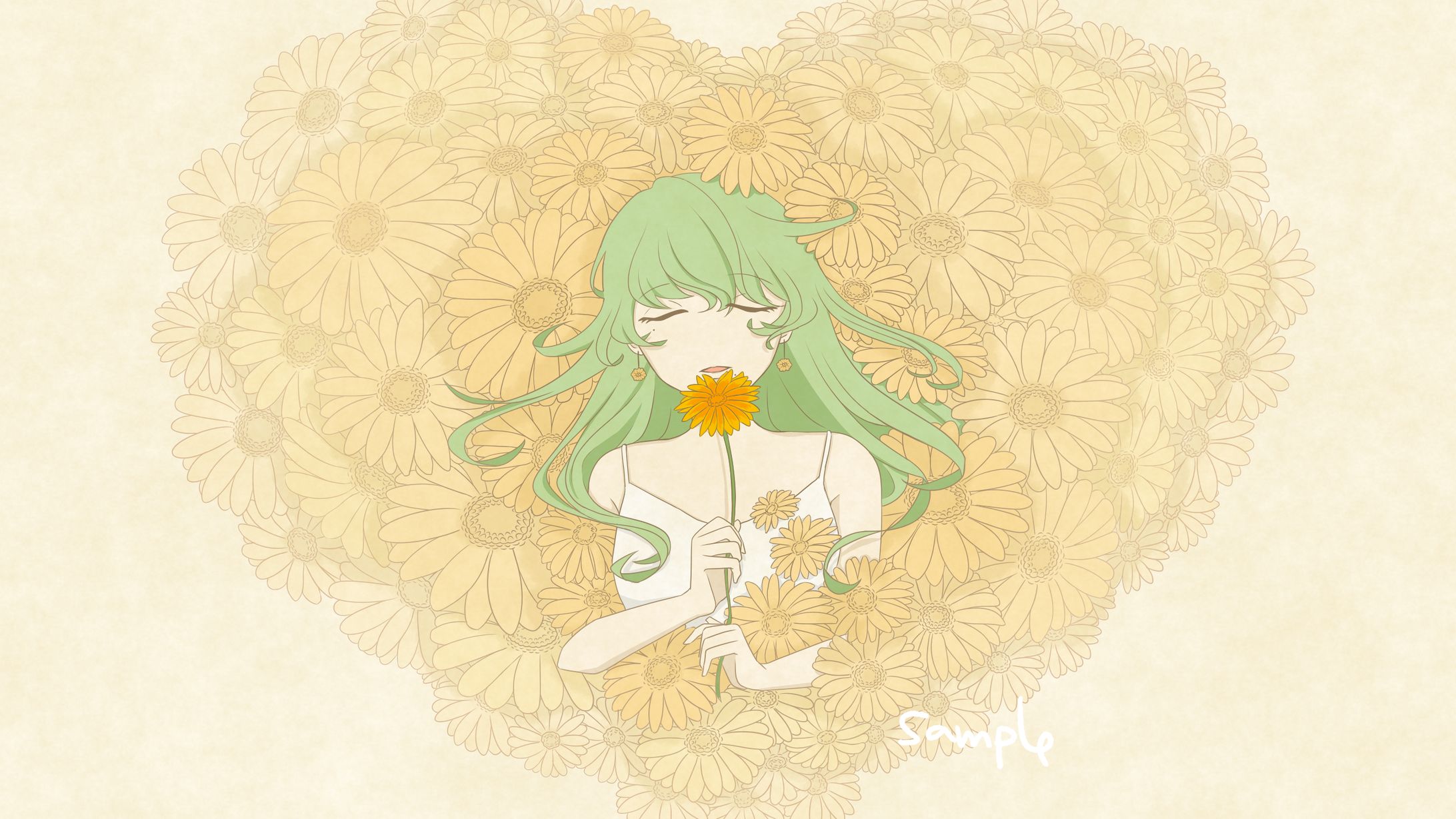 歌ってみた動画用イラスト-1