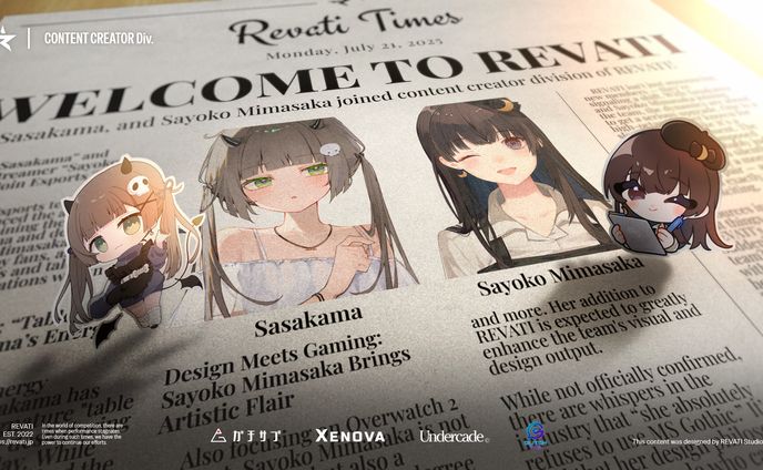 REVATI CC部門 新メンバー加入告知画像