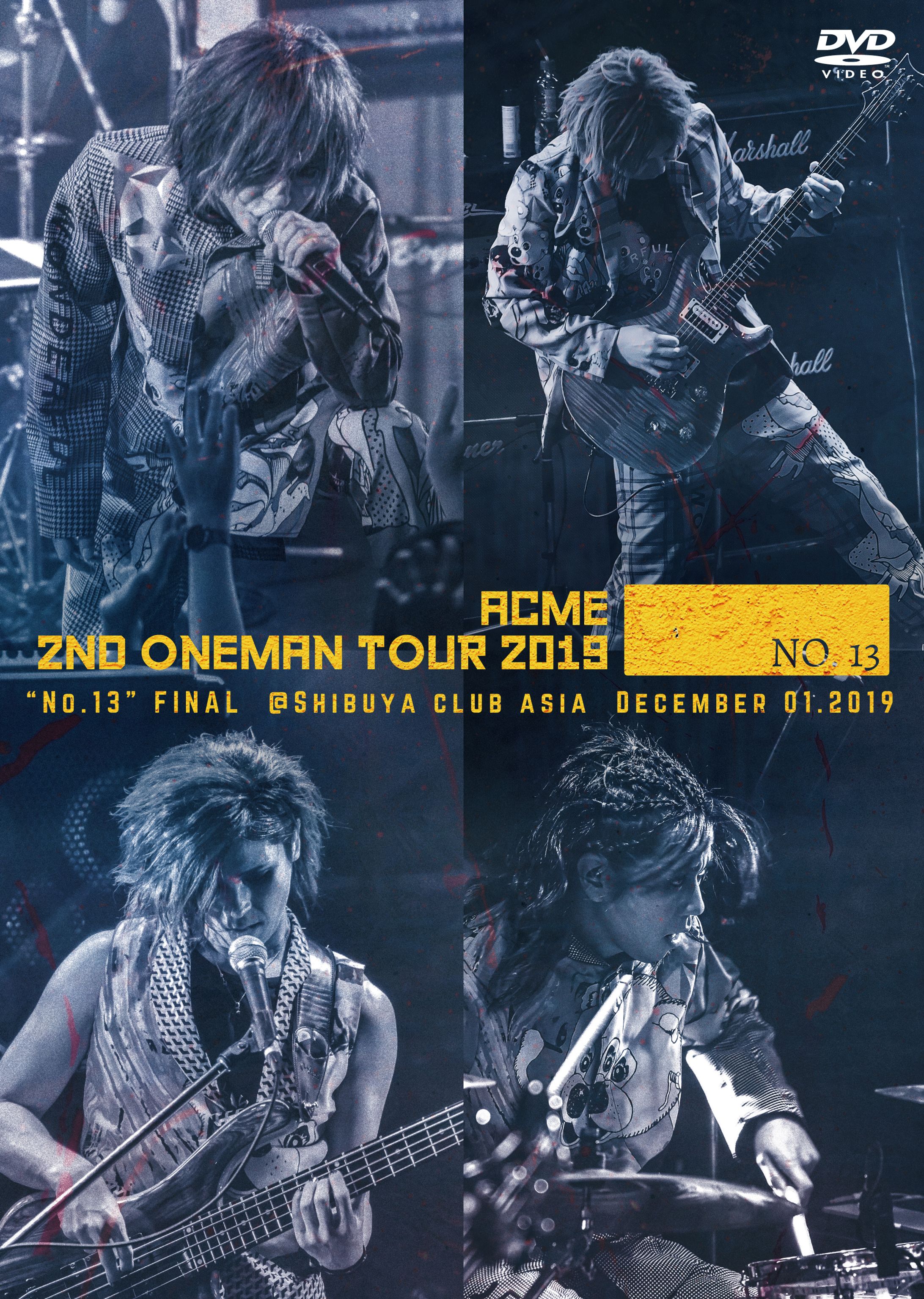 【デザイン】ACME『2nd ONE-MAN TOUR [No.13] FINAL at 渋谷 club asia』DVD-1