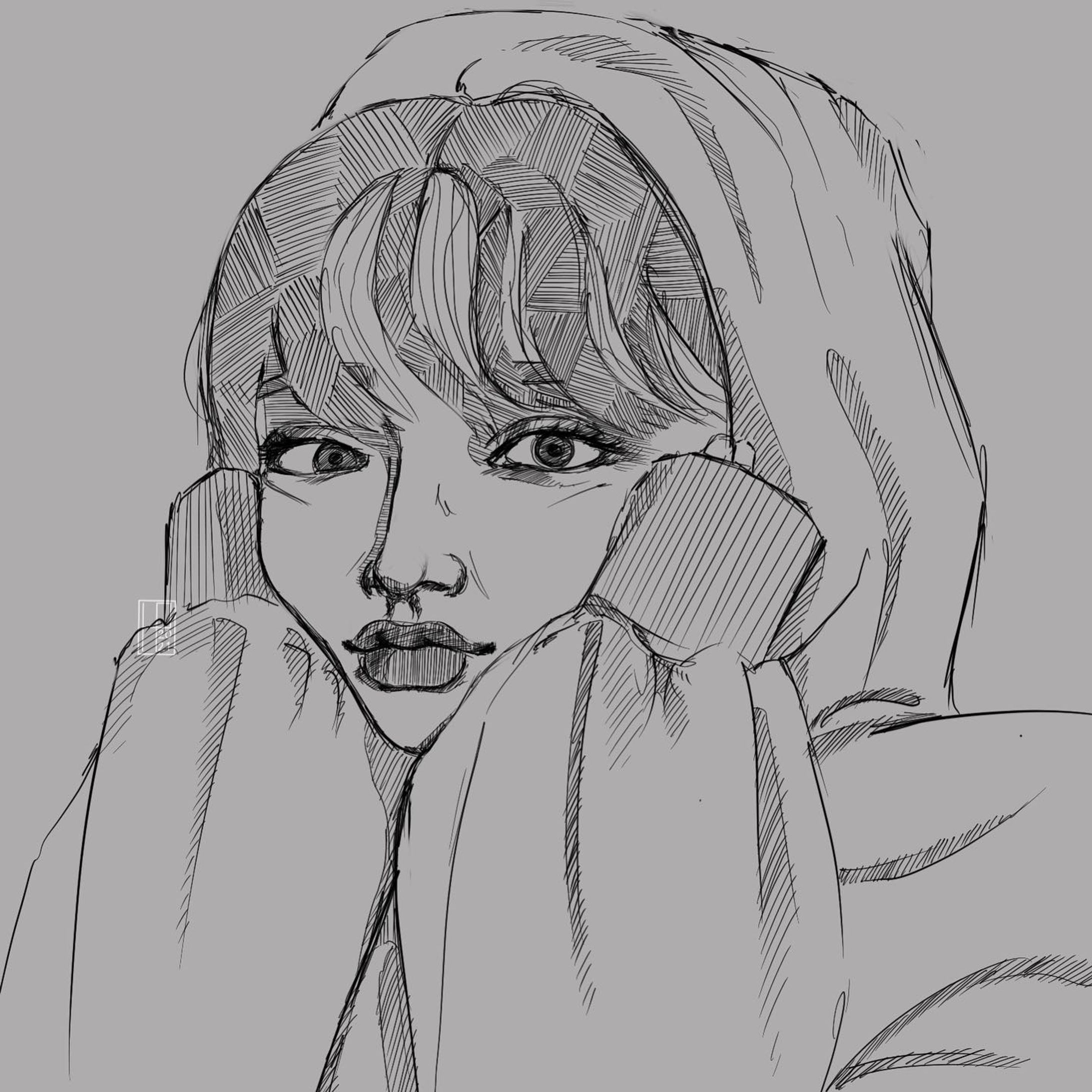 A lil sketch I did cuz I was bored :> 

-

Made in Procreate

-

#draw #drawing #art #artph #pinterest #reference #artwork #illustration #girl #ulzzang #ulzzanggirl #cute #hoodie #sweater #korean-1