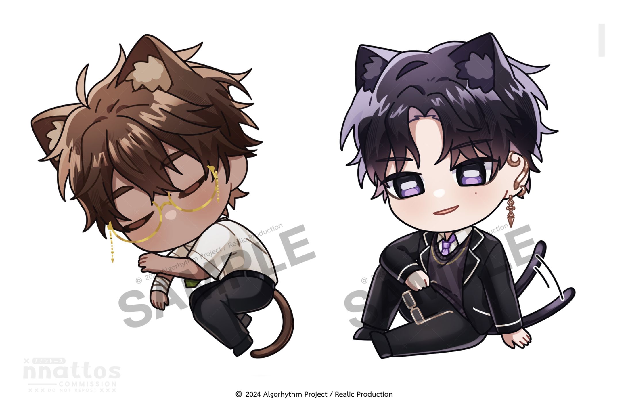 Commission : Keychain Illustration-1