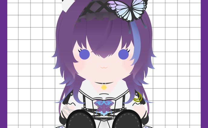 おすわりぬいぐるみイラスト / 蝶紫姫ハイジ様