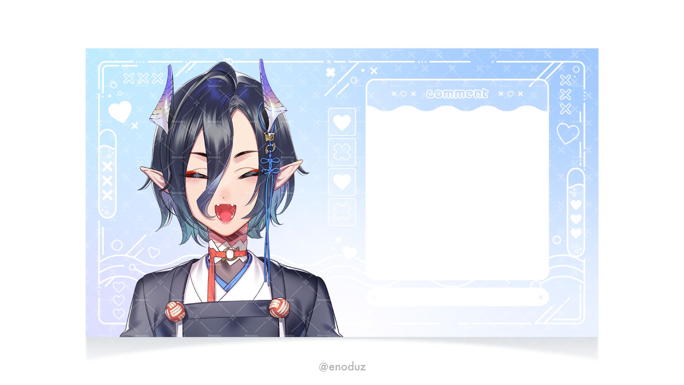 【オリジナル】 素材用 / 配信画面-1