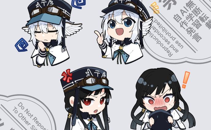 SDイラスト（上半身のみ）