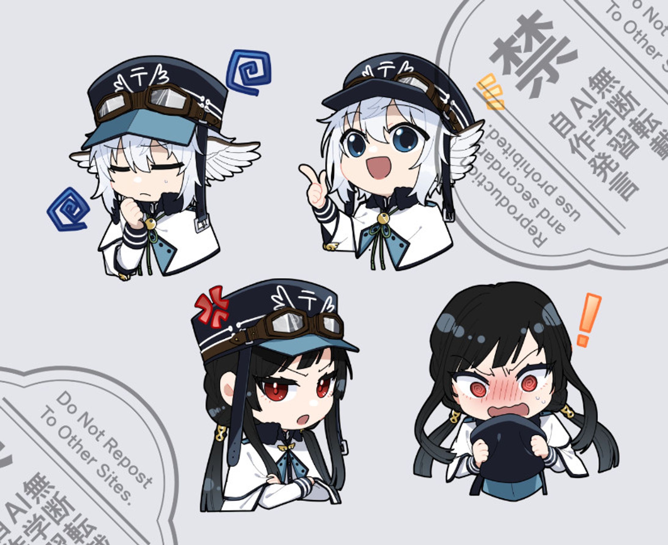 SDイラスト（上半身のみ）-1