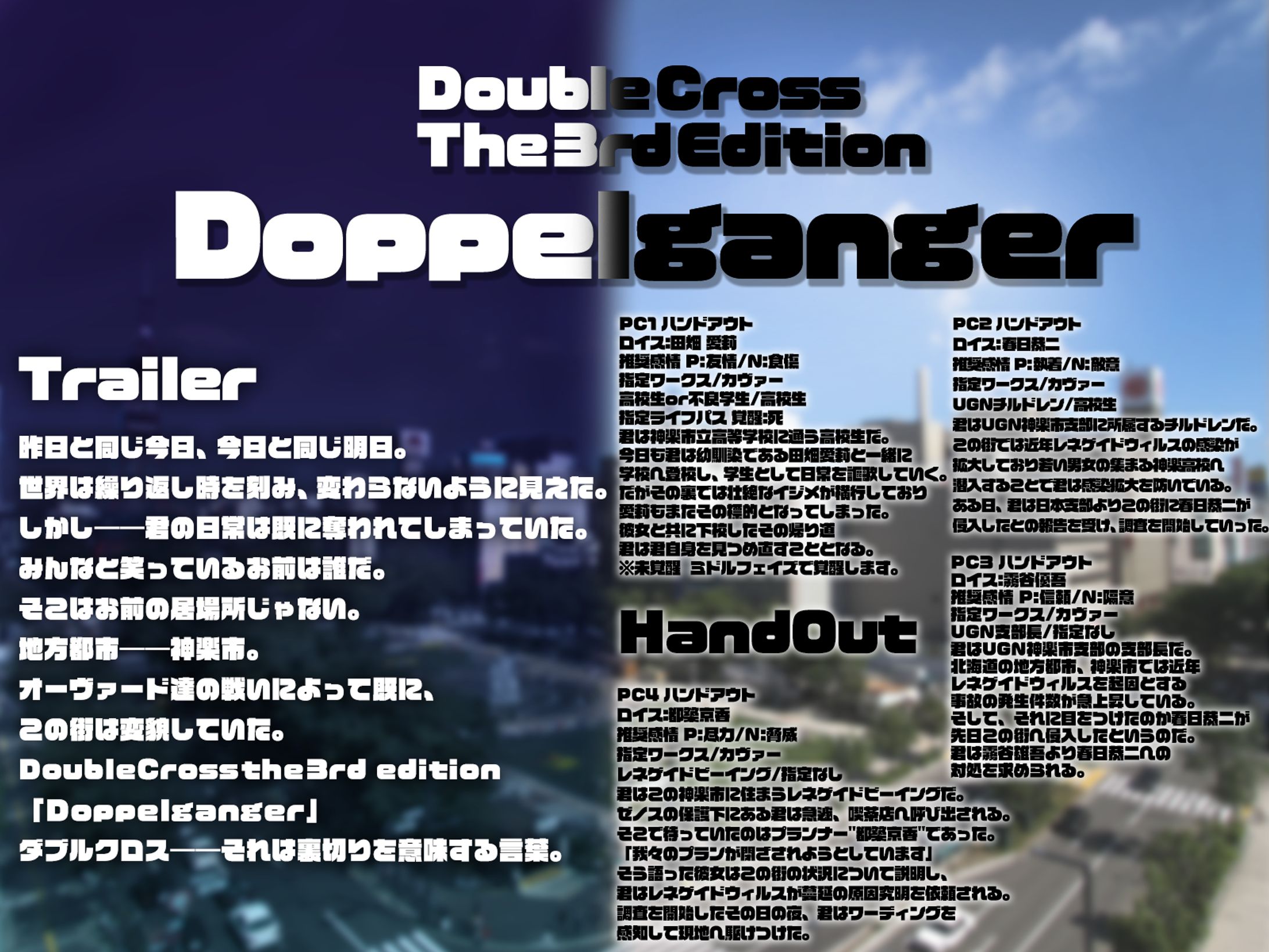 DX3rd「Doppelganger」-1