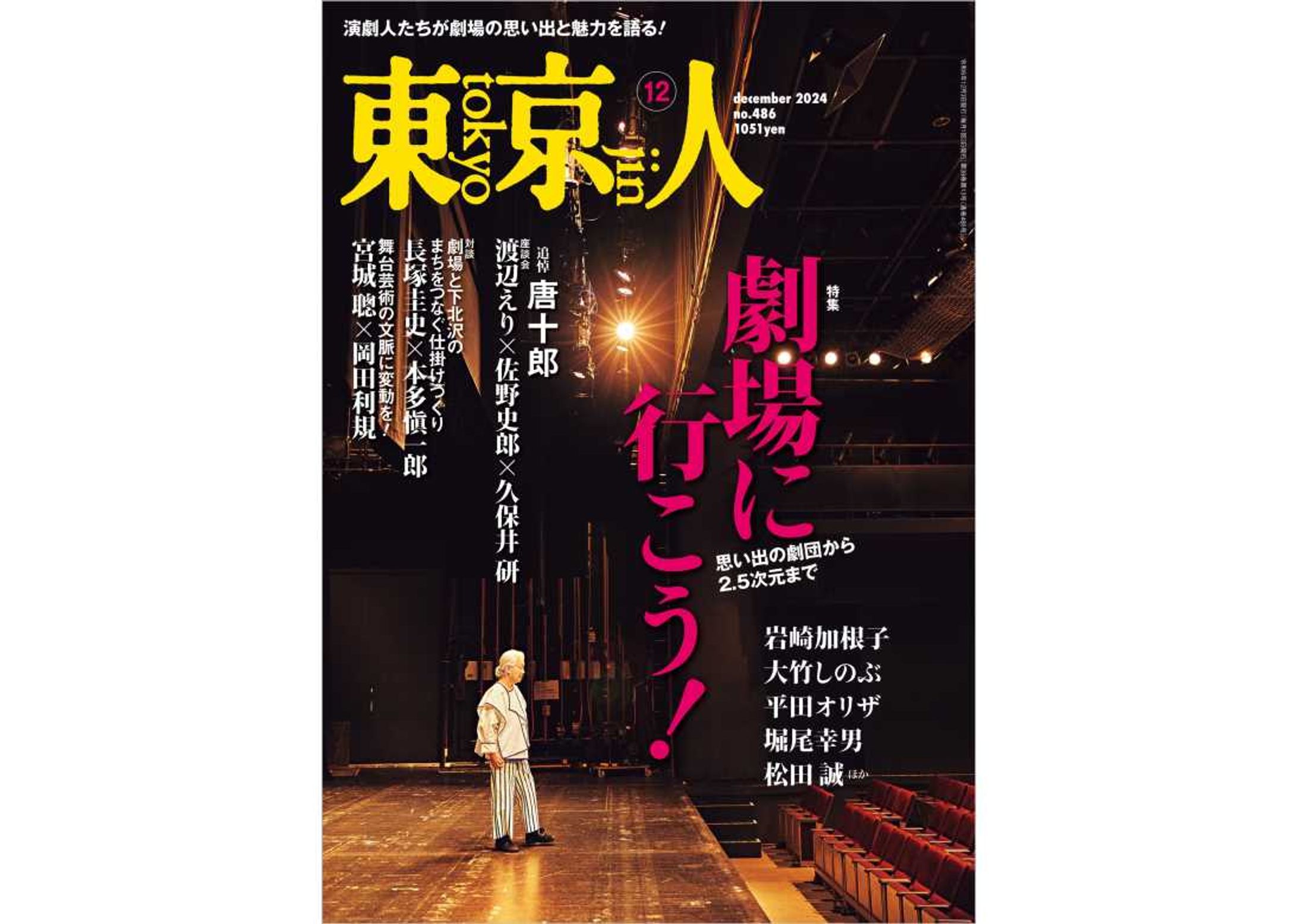 雑誌「東京人」追悼 唐十郎座談会　文を担当いたしました。-1