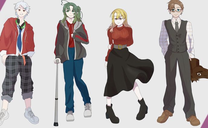 キャスティング、お仕事イラスト