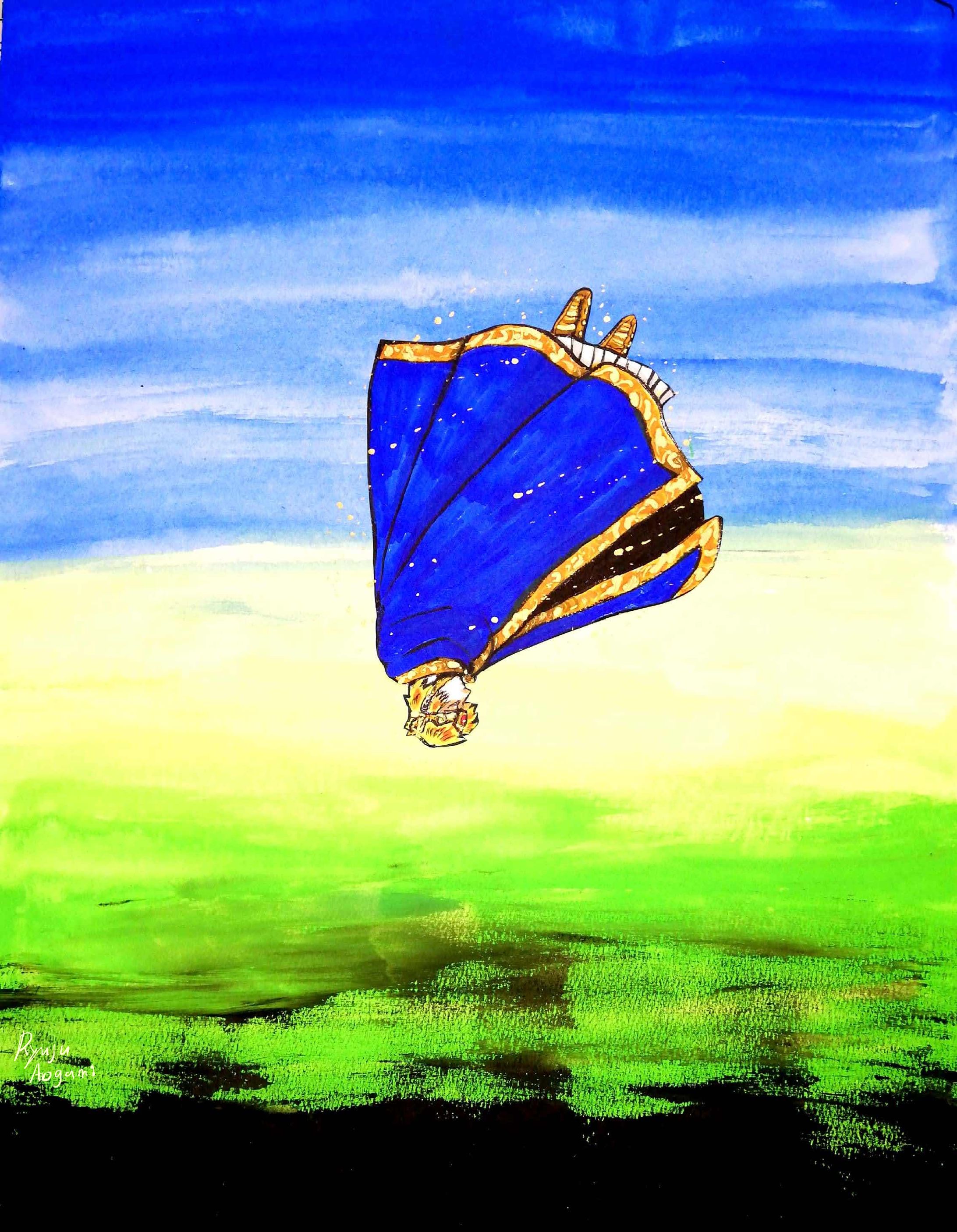 The king falls in …-1