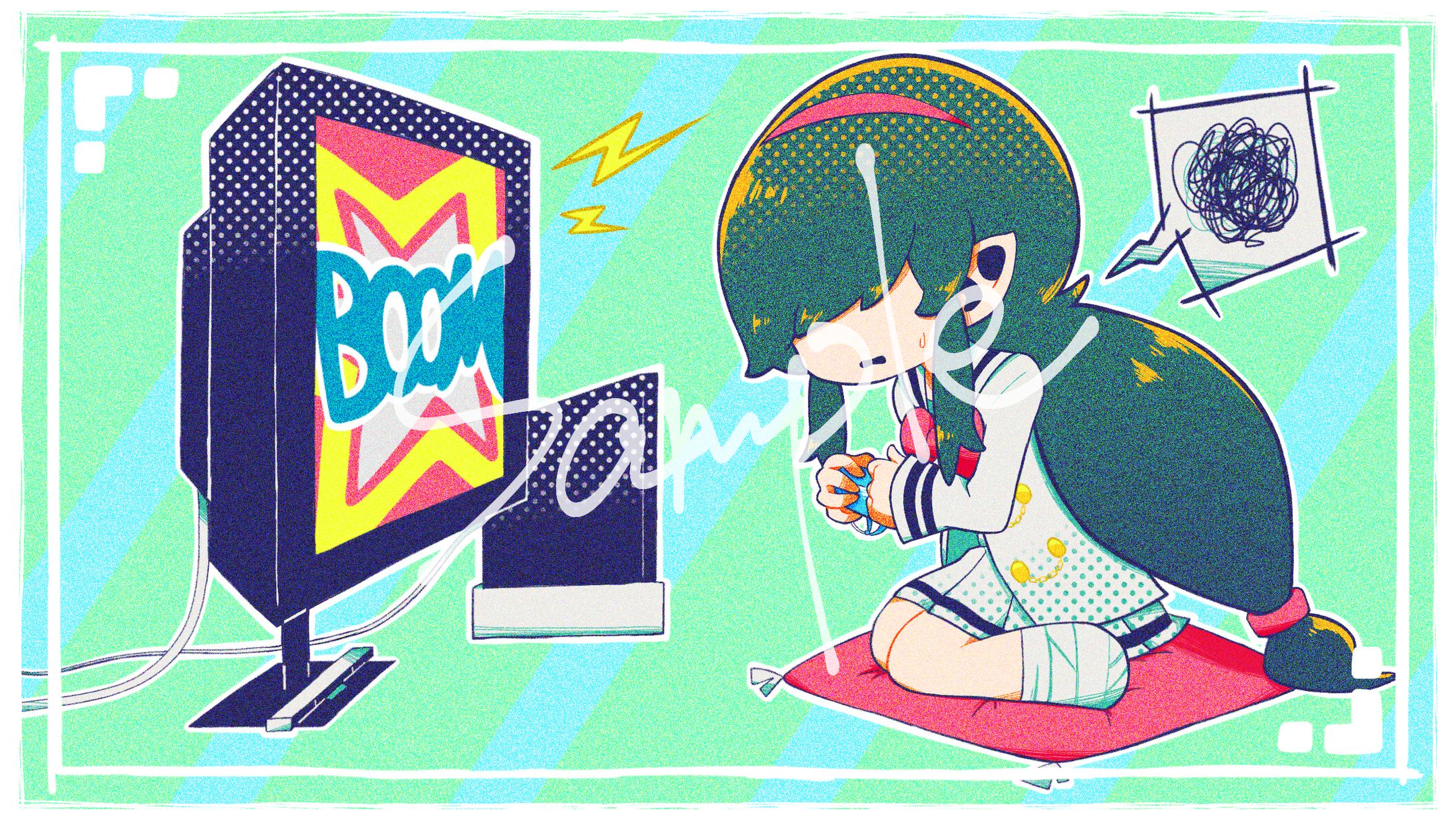 【個人依頼】配信待機用イラスト-1