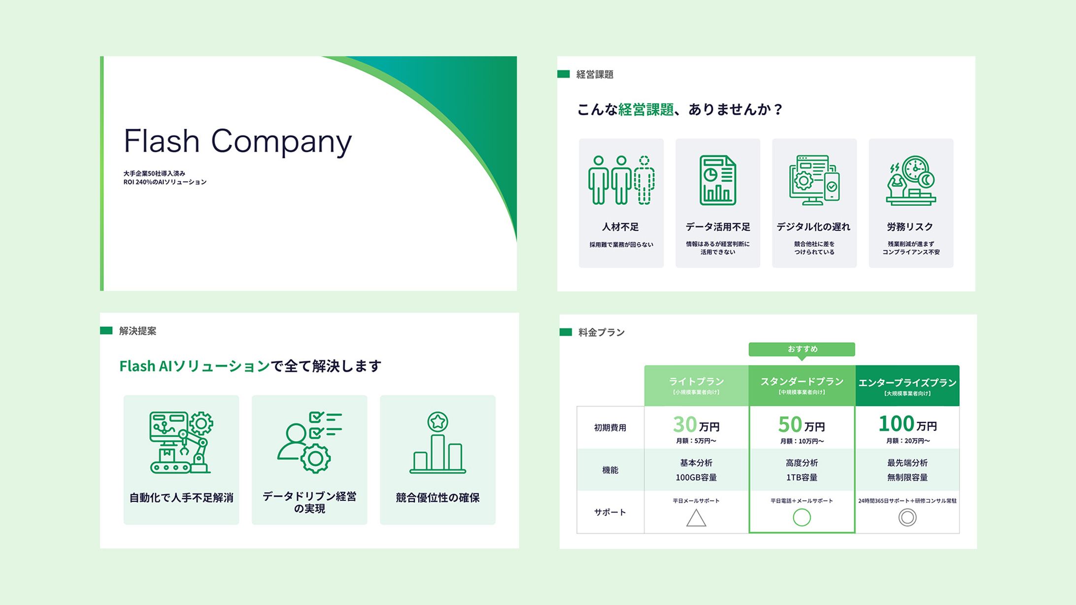 営業資料｜AI導入サービス-1