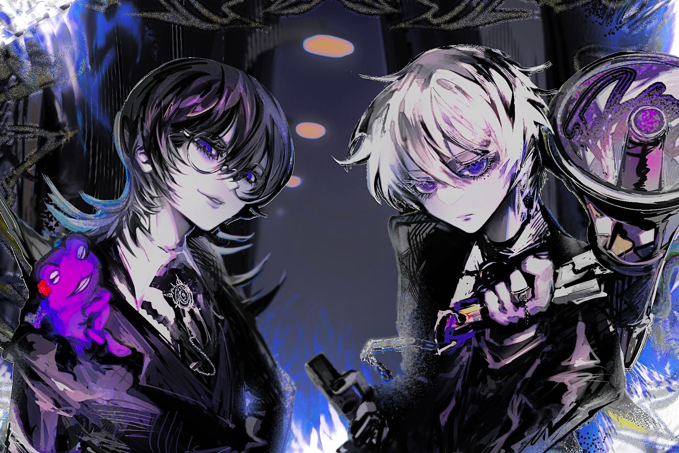 「MANIFEST」ライブフライヤー &「W●RK / ꉈꀧ꒒꒒ꁄꍈꍈꀧ꒦ꉈ ꉣꅔꎡꅔꁕꁄ × 椎名林檎  [cover] 神谷玲 × Mqki.」MVイラスト-1