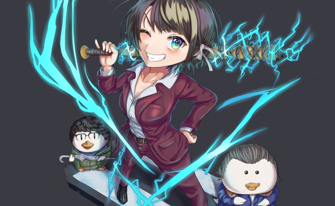 ファンアート_ビネット(Vtuber)
