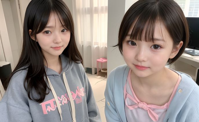 キュートな姉妹