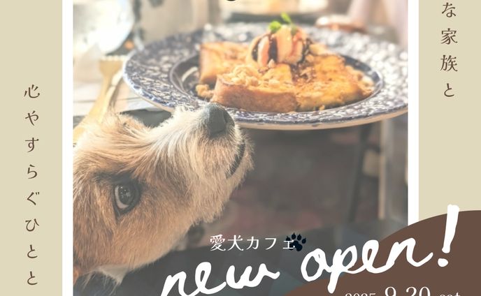 愛犬カフェ　SNSバナー
