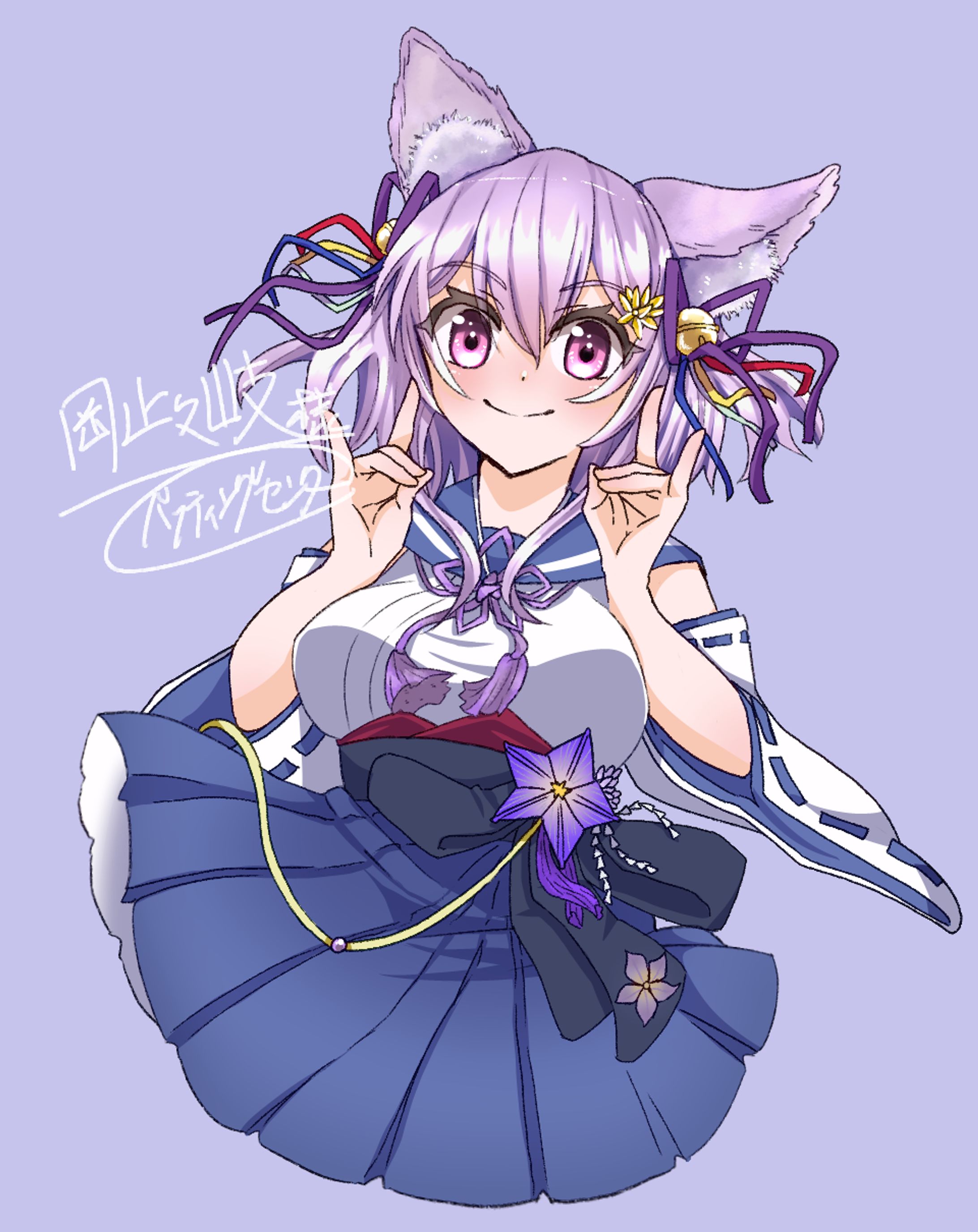 #RTしたVtuberさんを描く 岡止々岐ベルフラワーさん-1