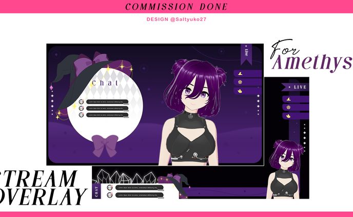 Amethyst Stream Overlay