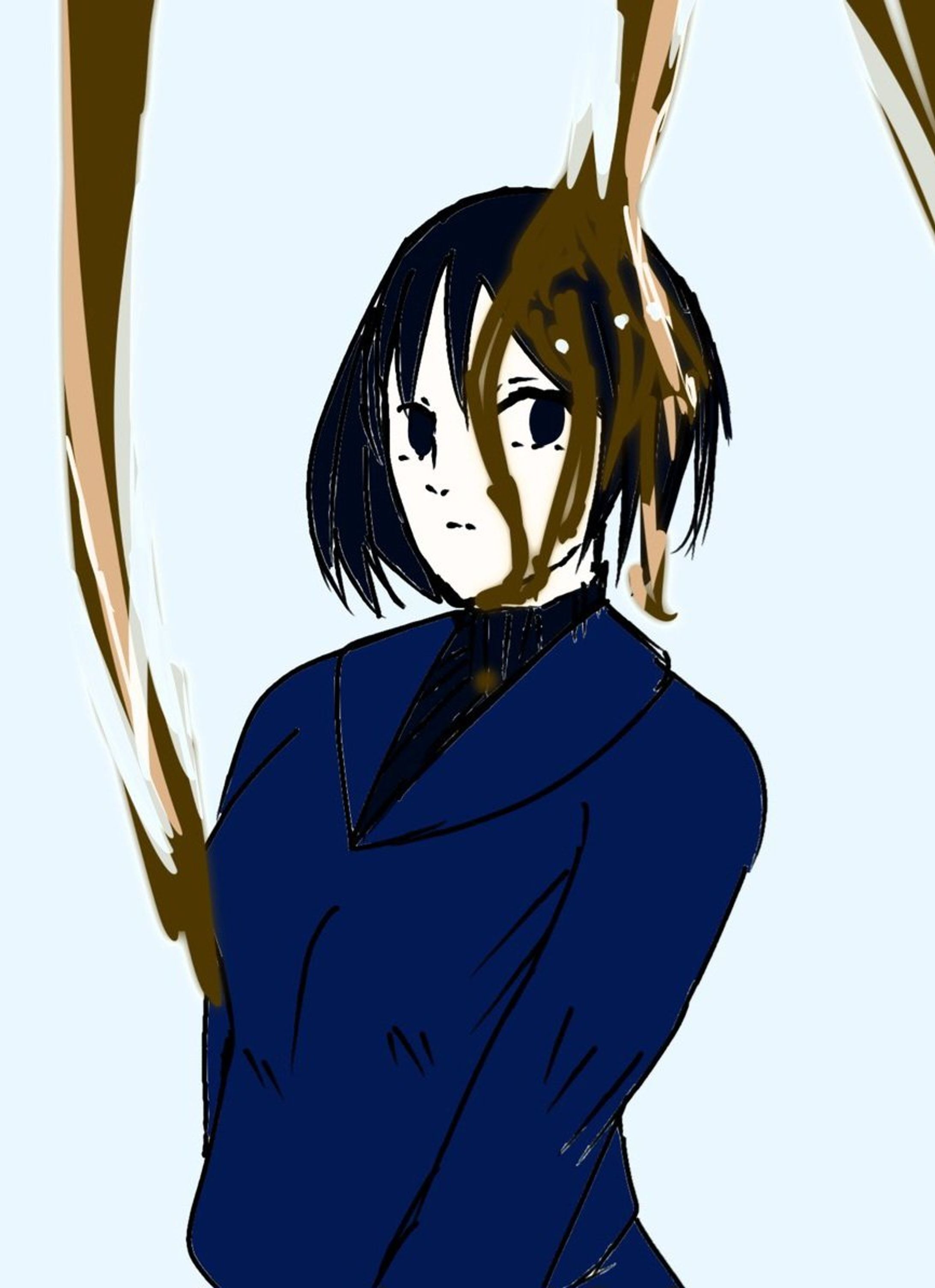 等身イラスト女性-1