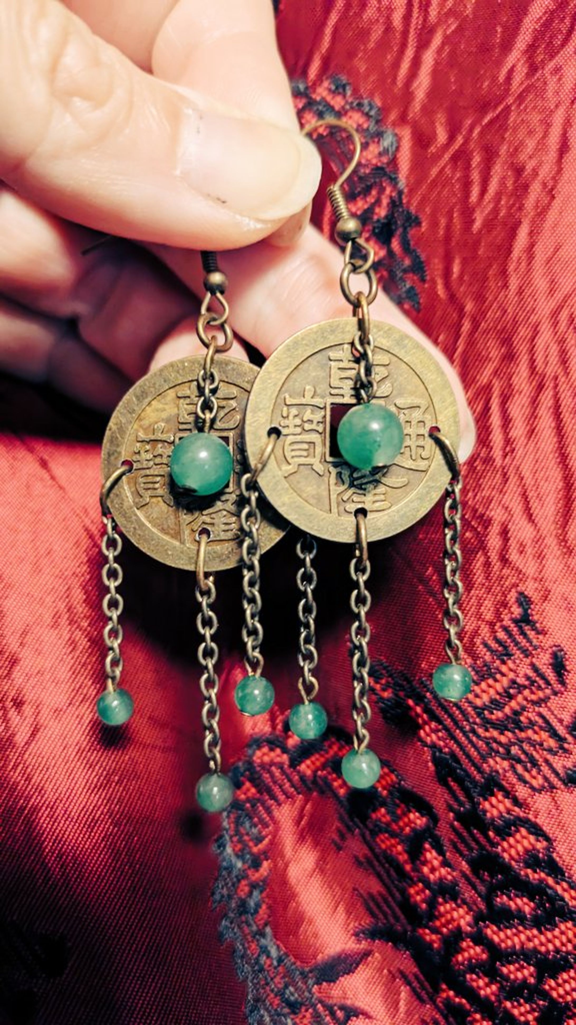 古銭ピアス・イヤリング-1