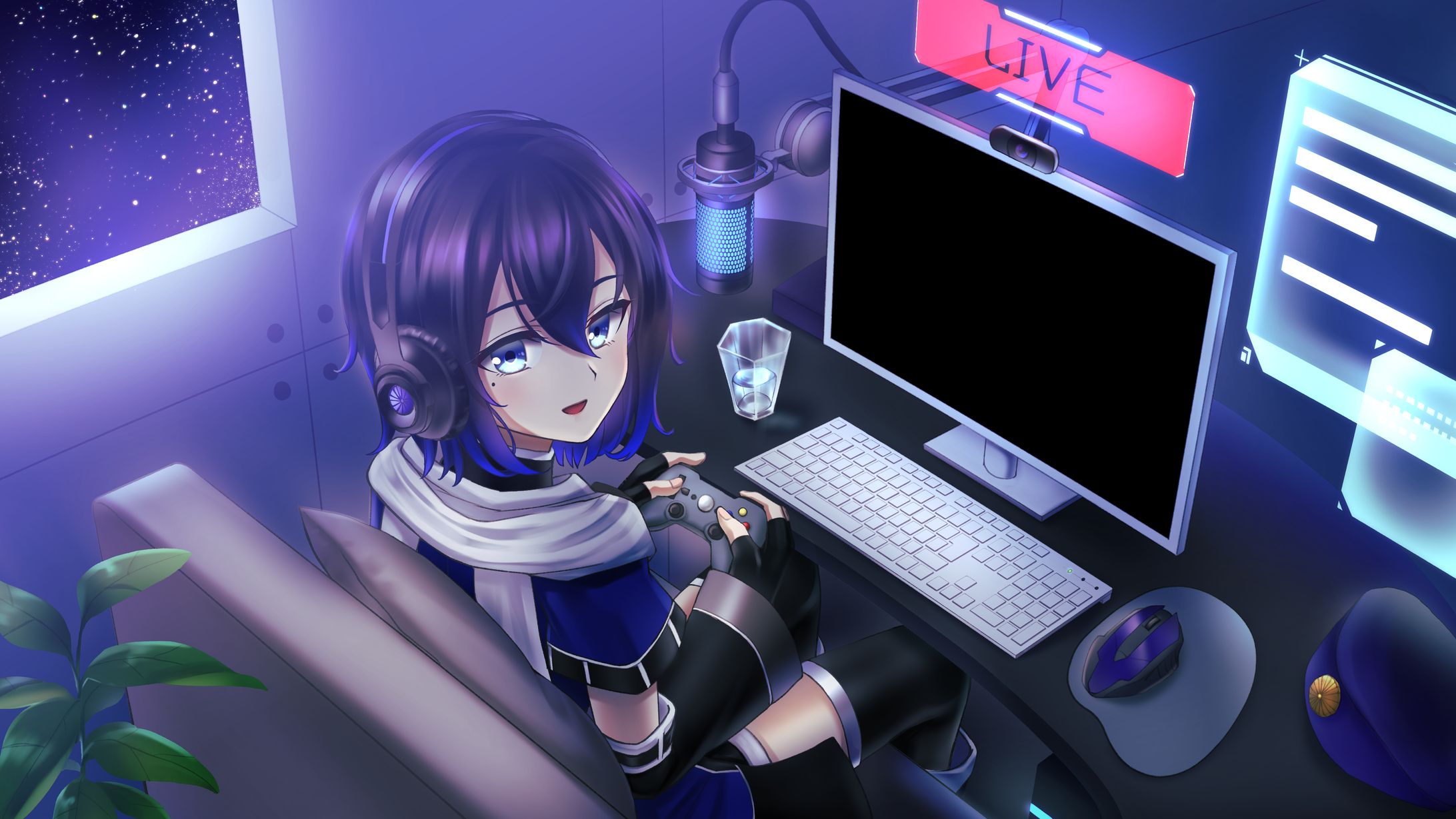待機画面イラスト/蒼依リュウ-1