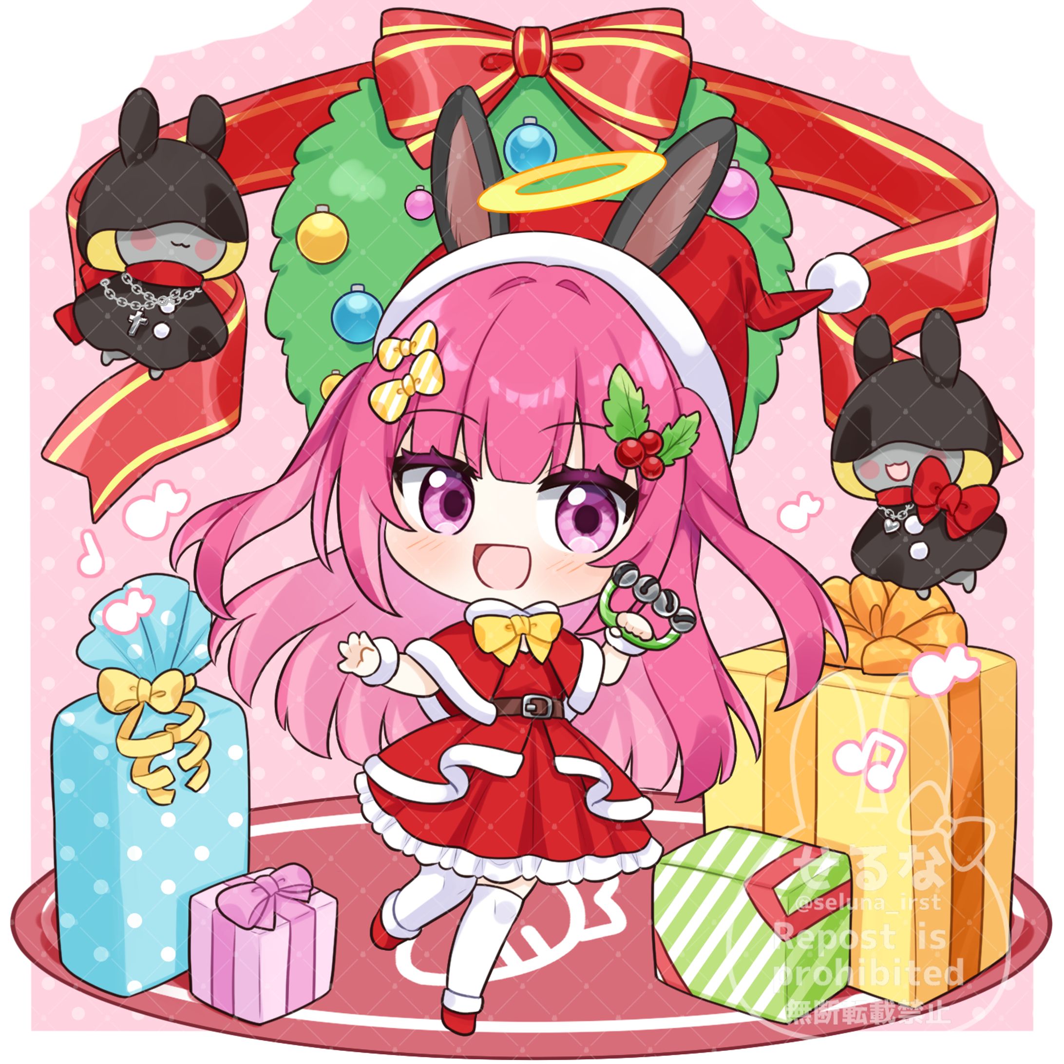 ミニキャライラスト_キュウ様-1