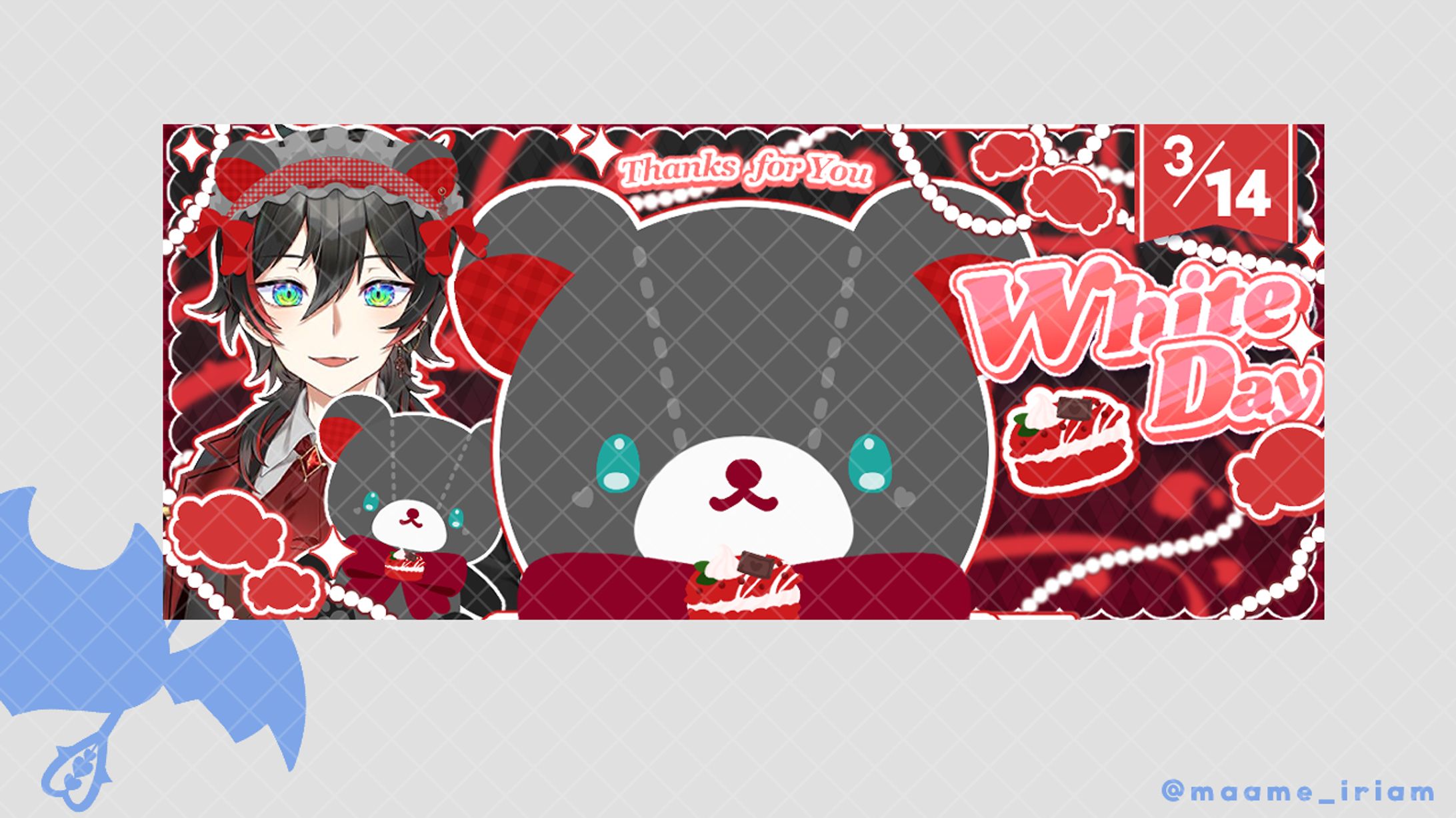 くまマカロン量産企画　ヘッダー　唯 様-1