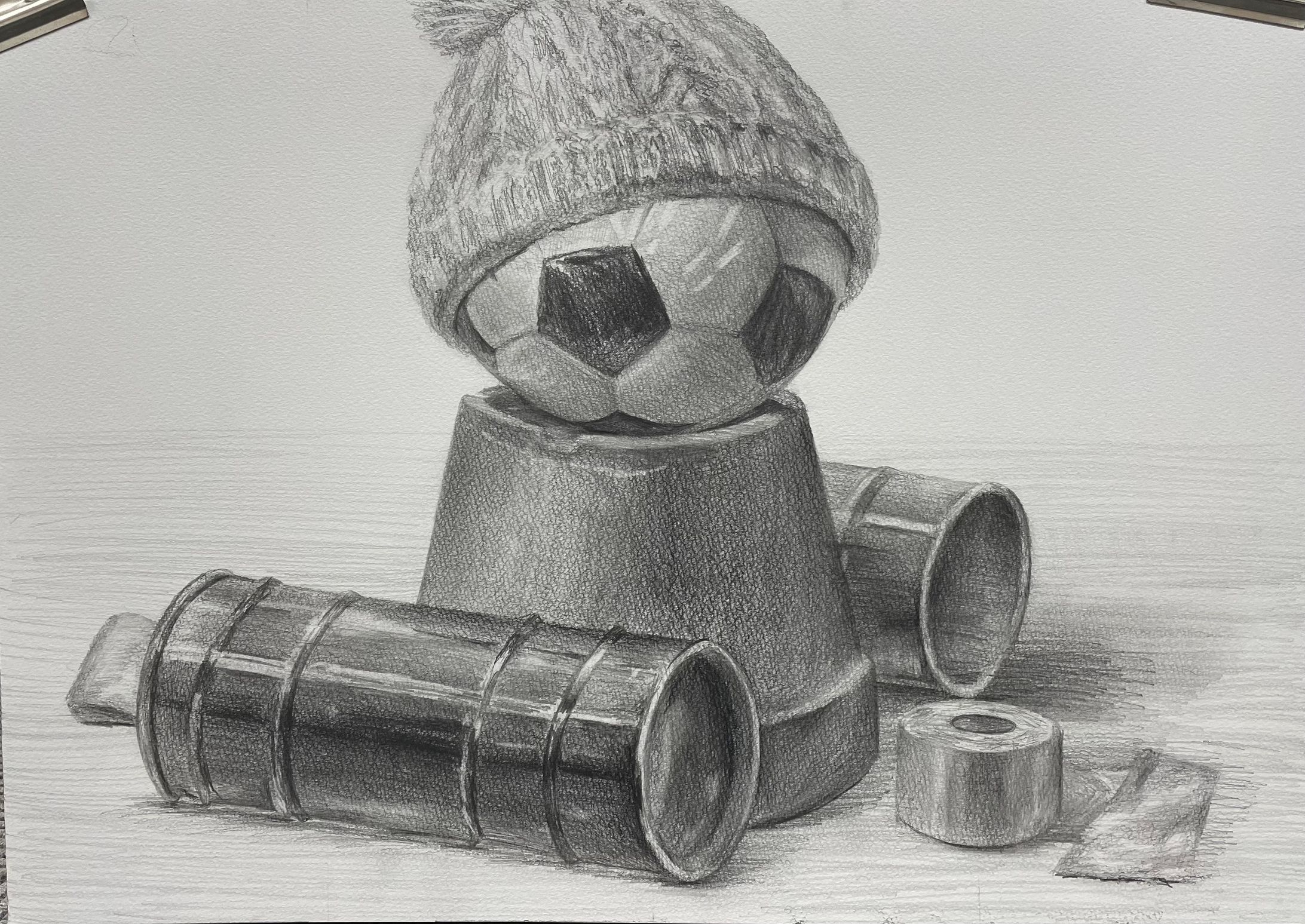 2024デッサン制作作品-1