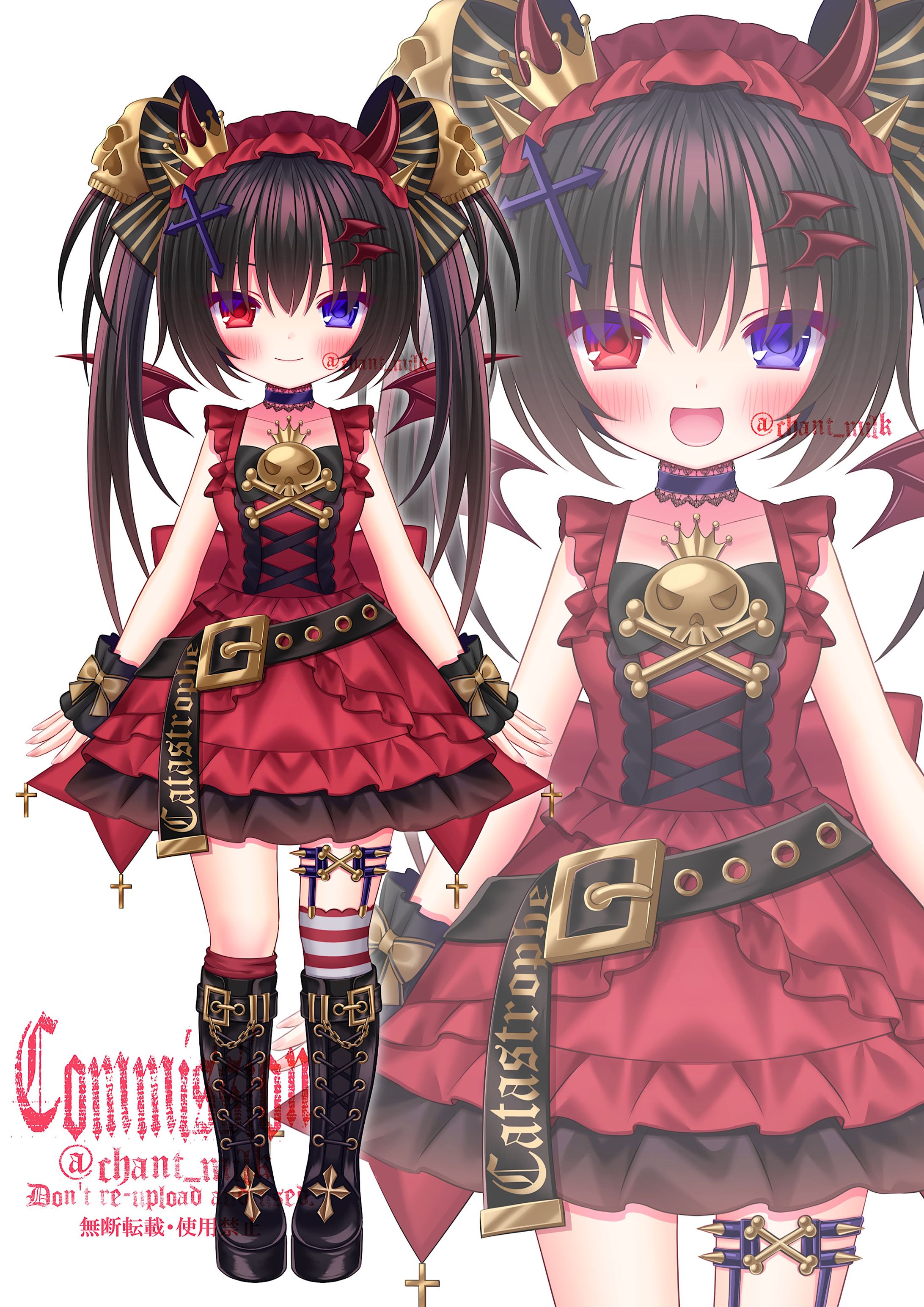 Vtuber様ご依頼「Live2D用パーツ分け立ち絵」担当-1