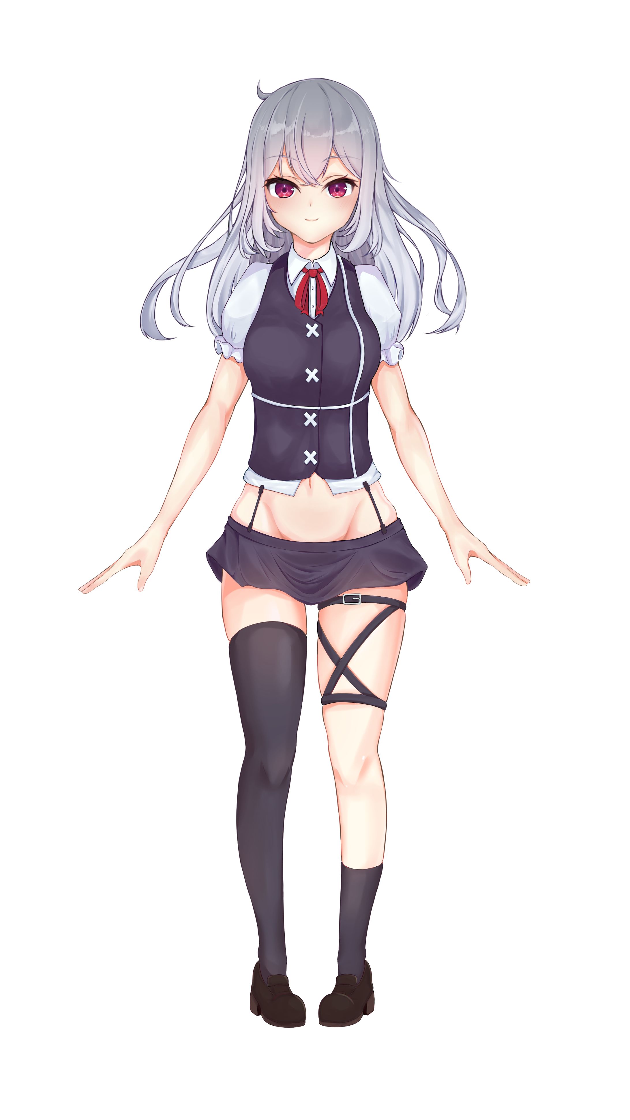 【個人依頼制作】Vtuber 朔月あおい-1