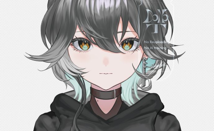 [魂募集中]VTuber・LIve2D用立ち絵　キャラクターデザイン　