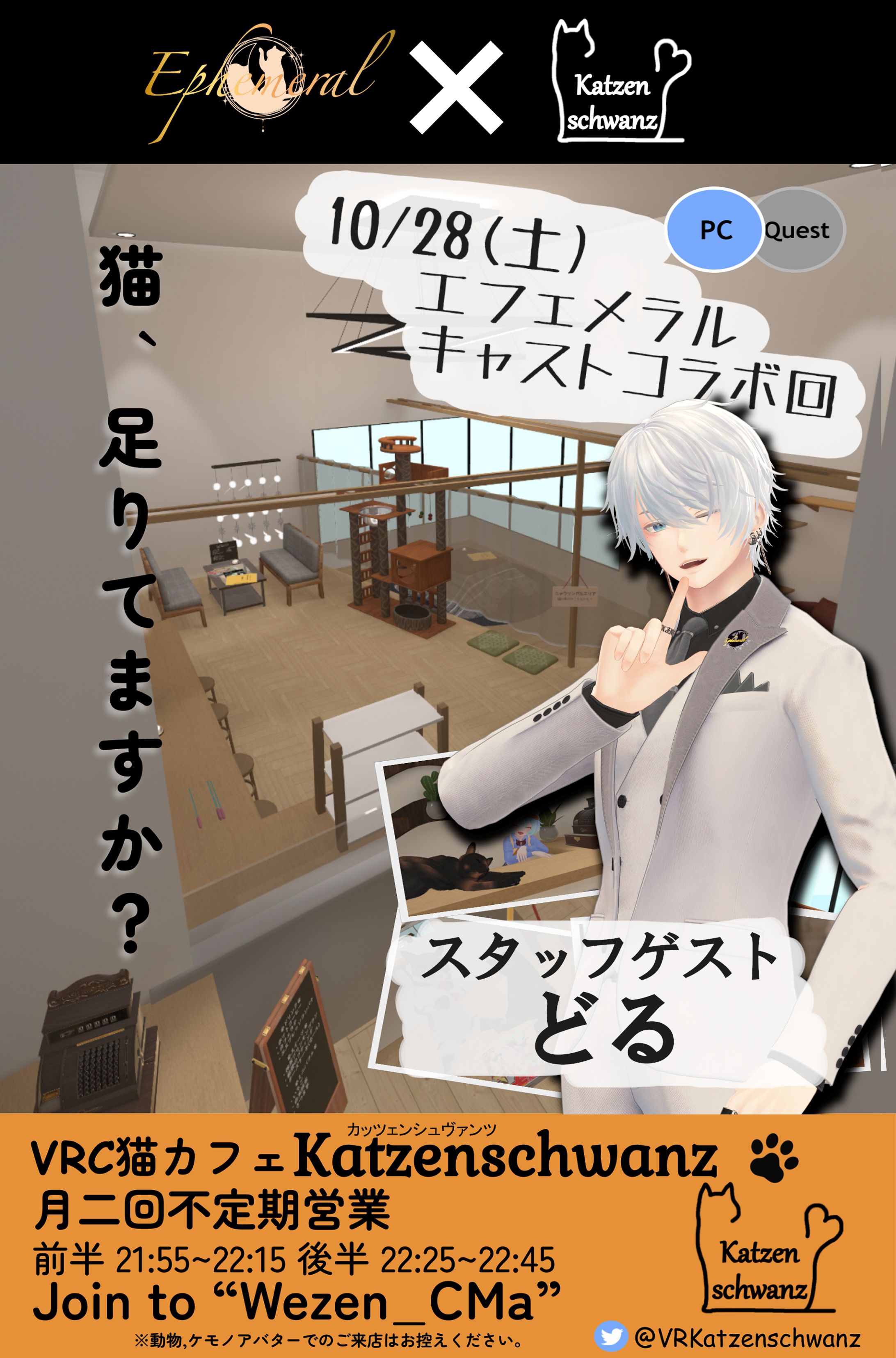 【企画/運営】 猫カフェカッツェ ゲスト開催-1