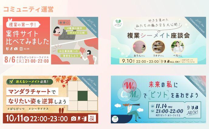 line、コミュニティ