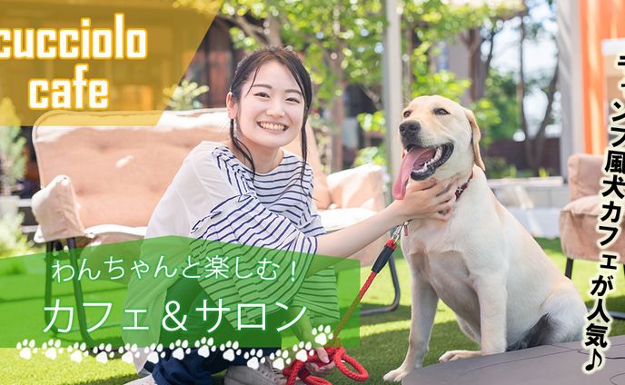 【バナー】架空・ドッグカフェのバナー