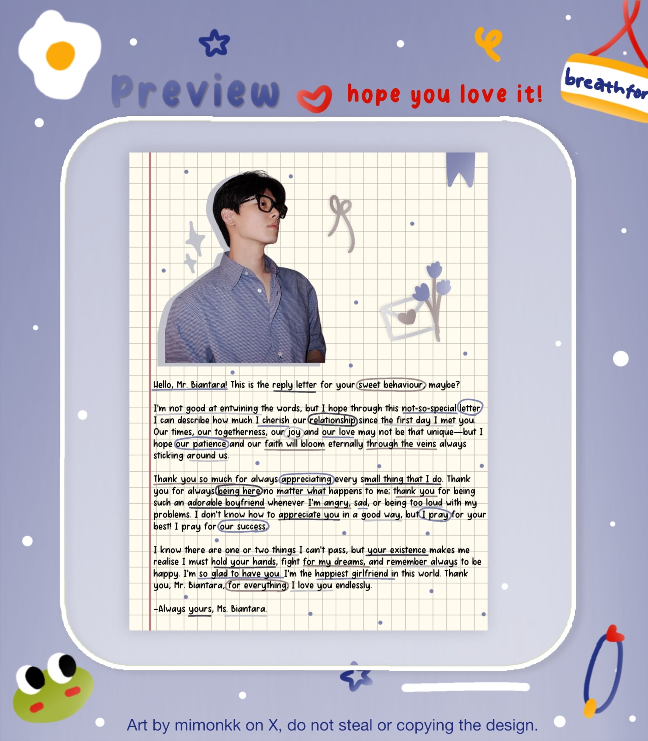 Letter with photo -1