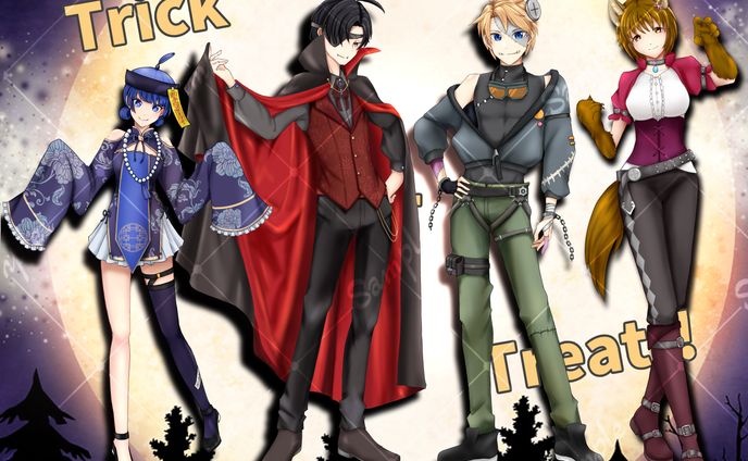 全身立ち絵（ハロウィン）