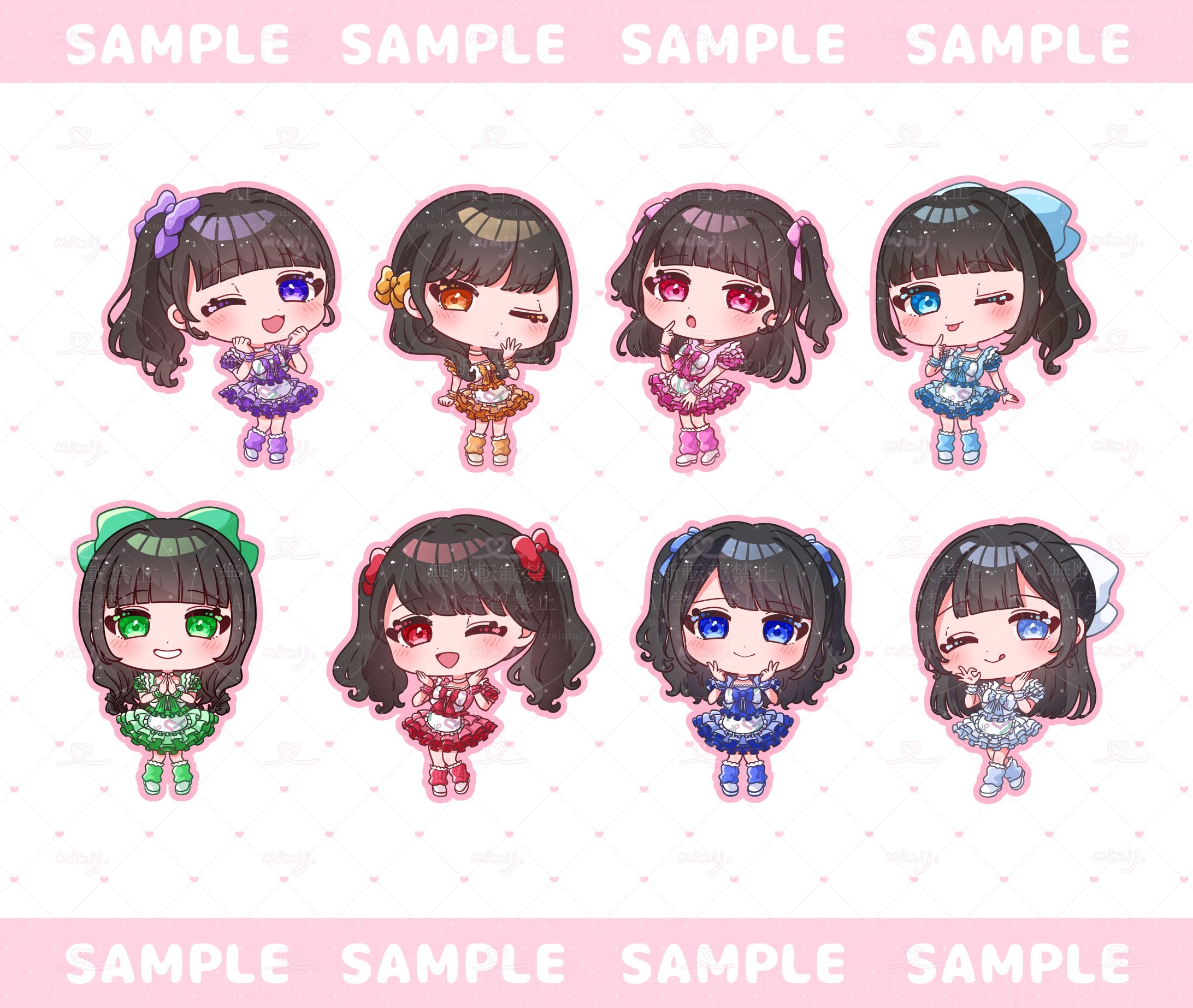 アイドル様 ライブグッズイラスト制作-1
