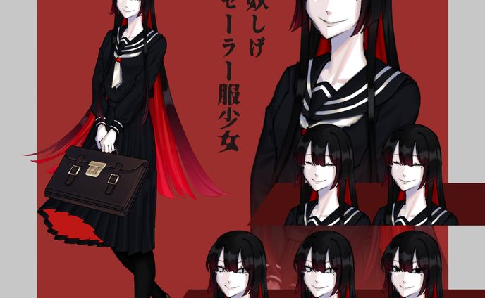 立ち絵、セーラーレオタード