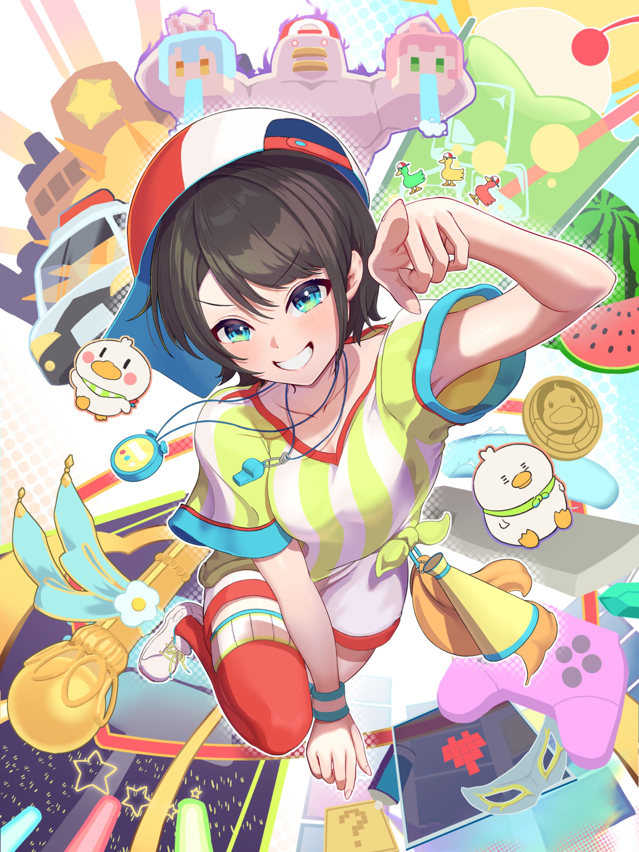 【ファンアート】目があったら友だち！？ 大空スバルCh！！✨-1