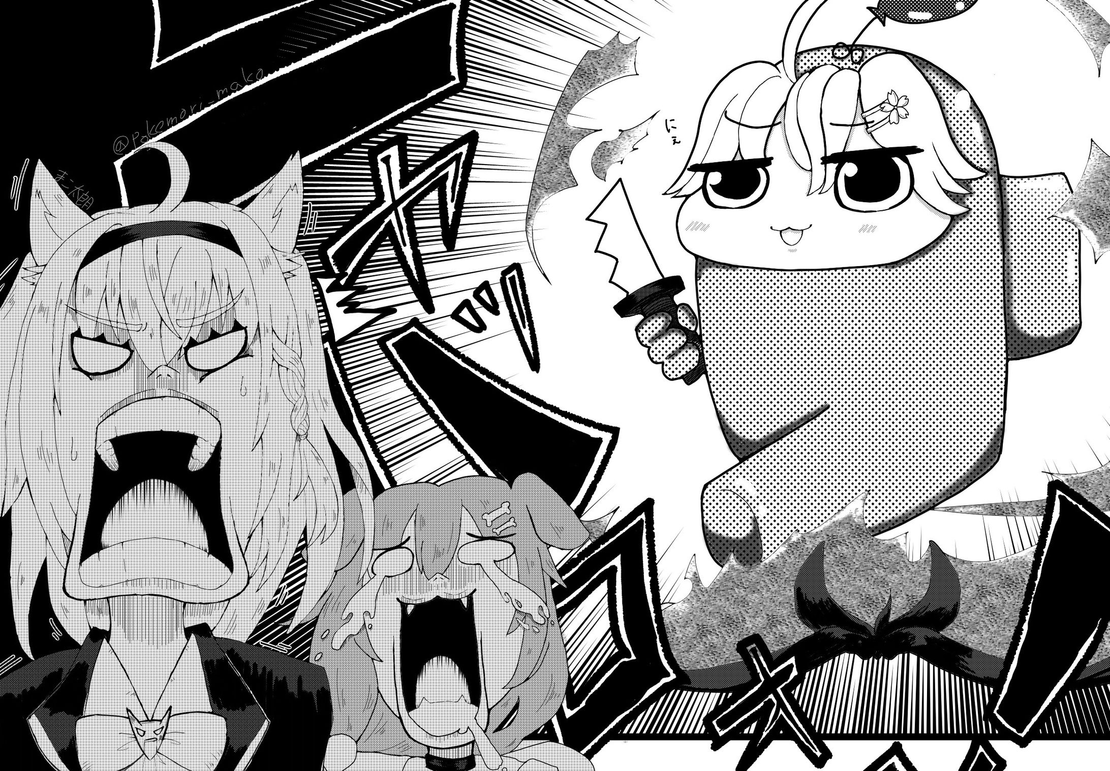 ホロ酔いAmong Us/さくらみこ/白上フブキ/戌神ころね-1