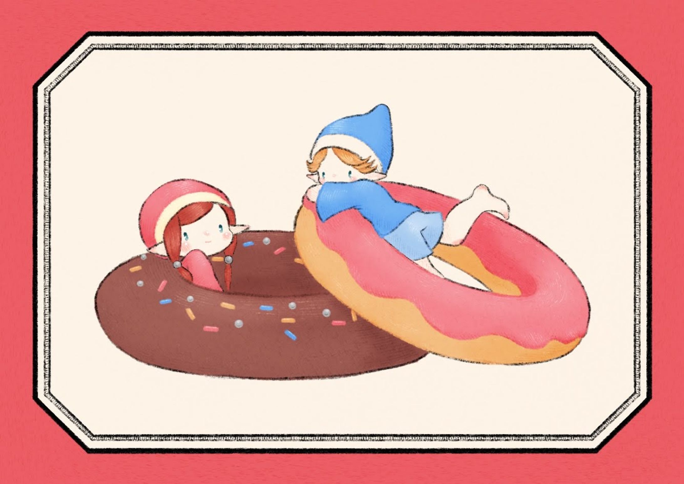 ドーナツと小人-1